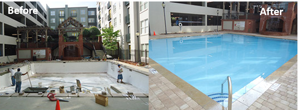 Commercial Pool Renovation | Allen Pool Service