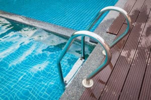 pool remodel project with new pool tiles